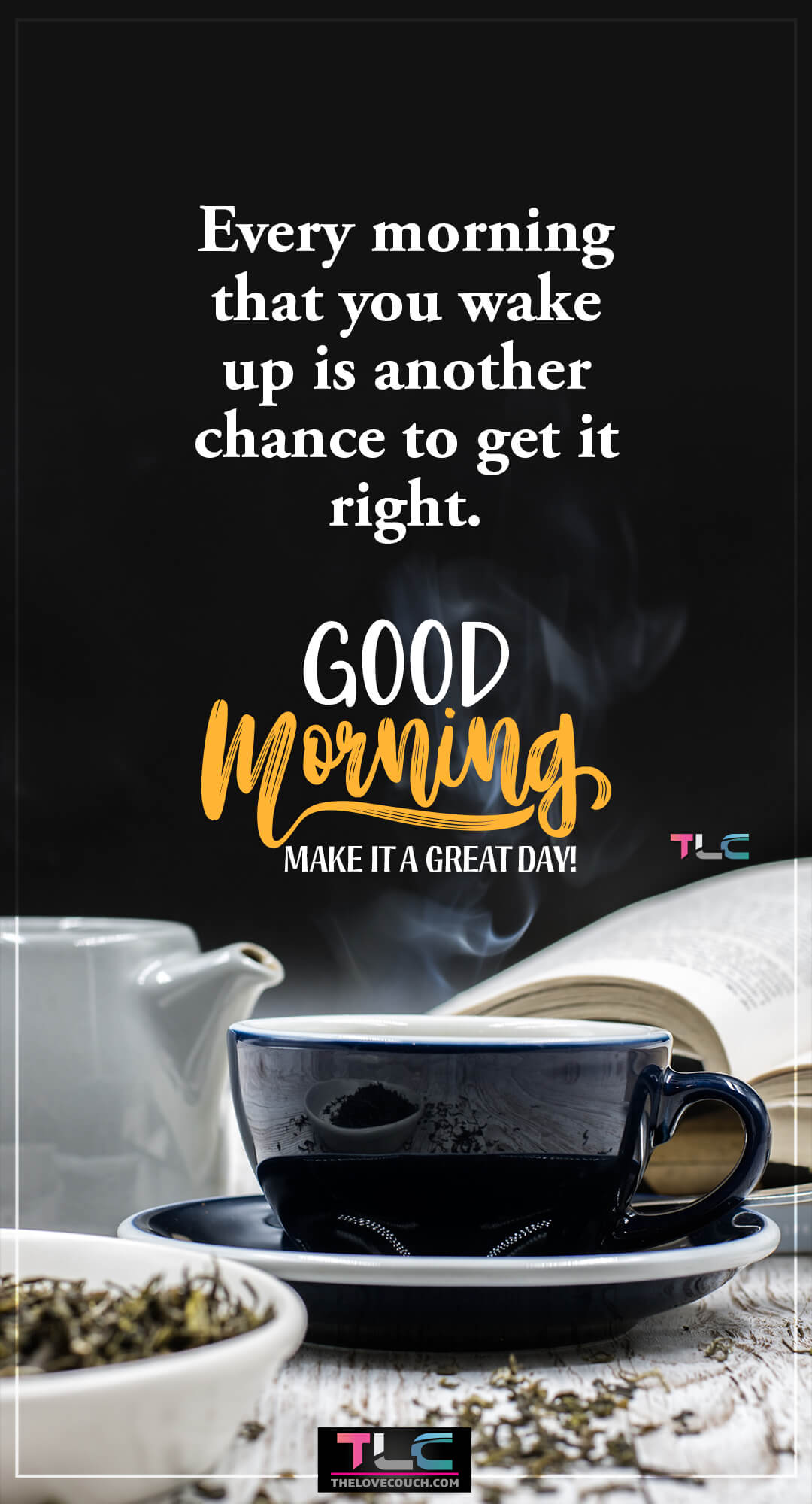 Every morning that you wake up is another chance to get it right. - Beautiful Good Morning Images