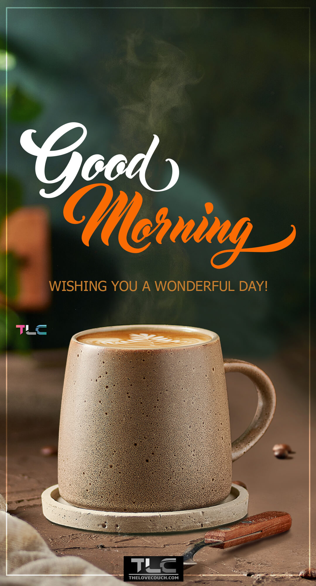 Good Morning Pictures - White ceramic mug on brown wooden table - Wishing you a wonderful day Good Morning Pictures - White ceramic mug on brown wooden table - Wishing you a wonderful day