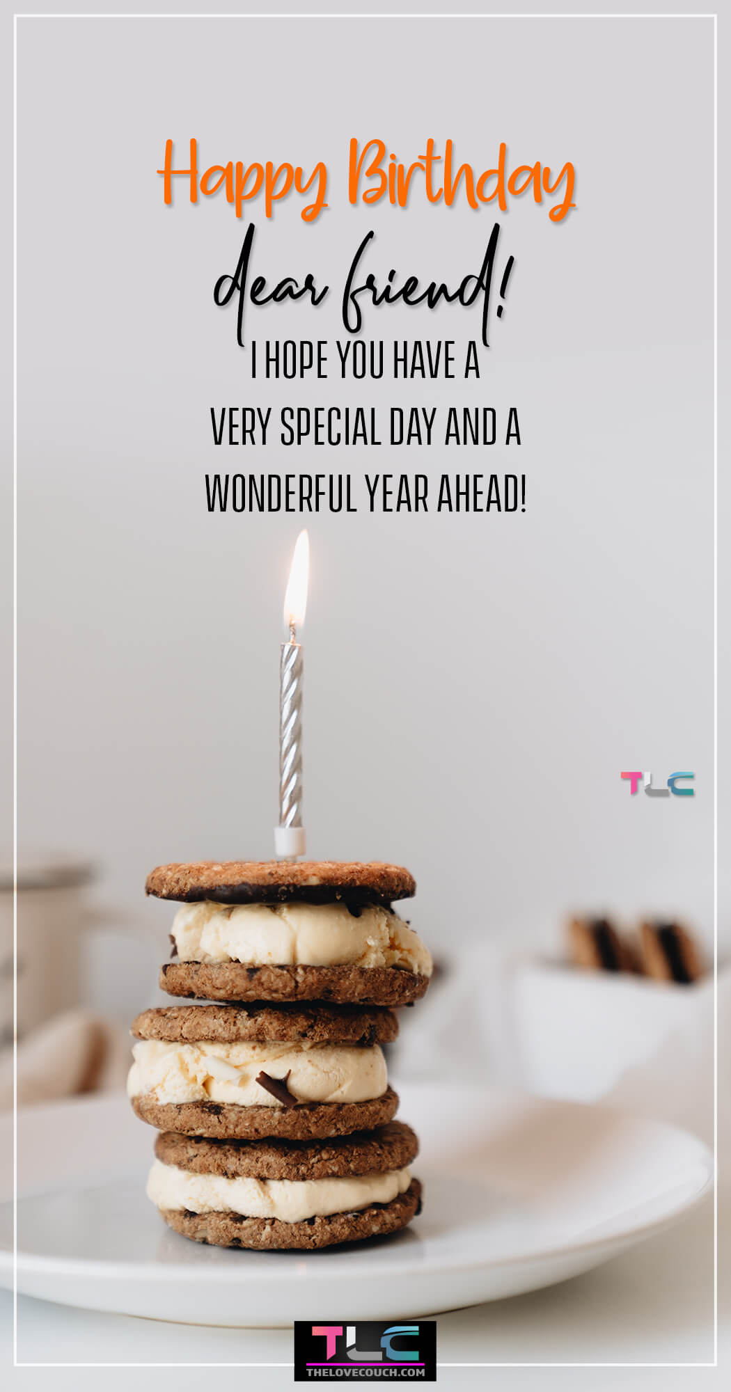 Happy Birthday dear friend! I hope you have a very special day and a wonderful year ahead!