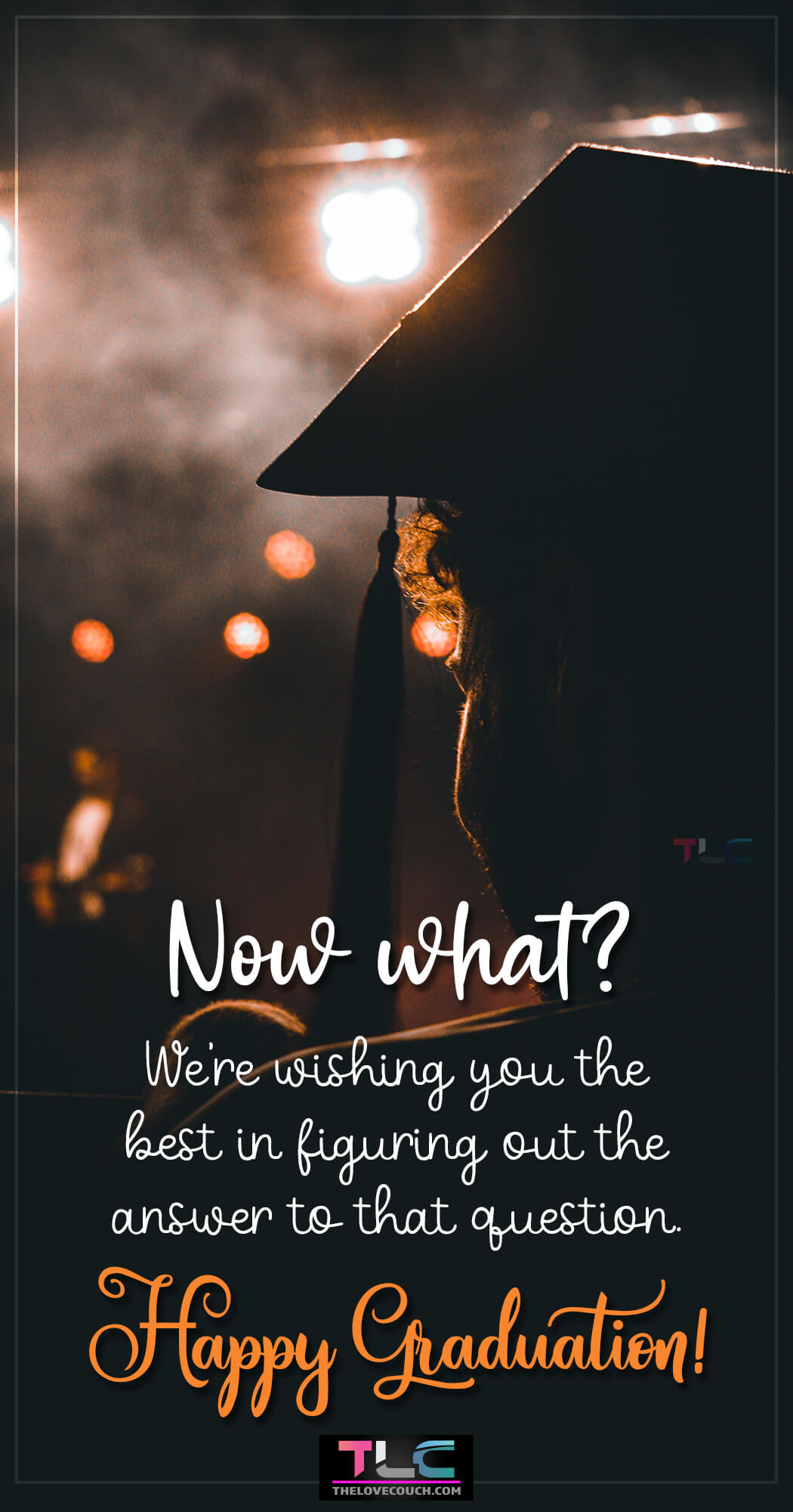 Sweet Graduation Messages - Now what? We're wishing you the best in figuring out the answer to that question.