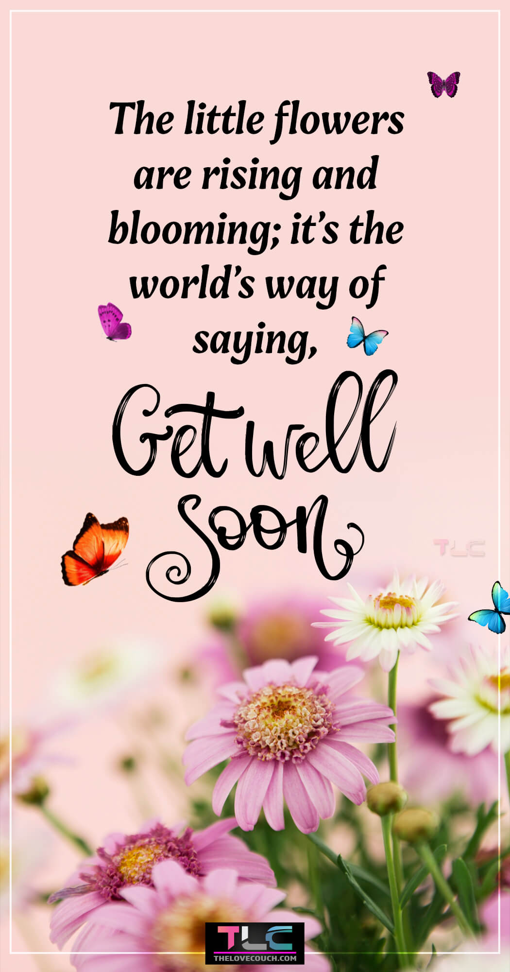 Quick Recovery Quotes - The little flowers are rising and blooming; it’s the world’s way of saying, get well soon.
