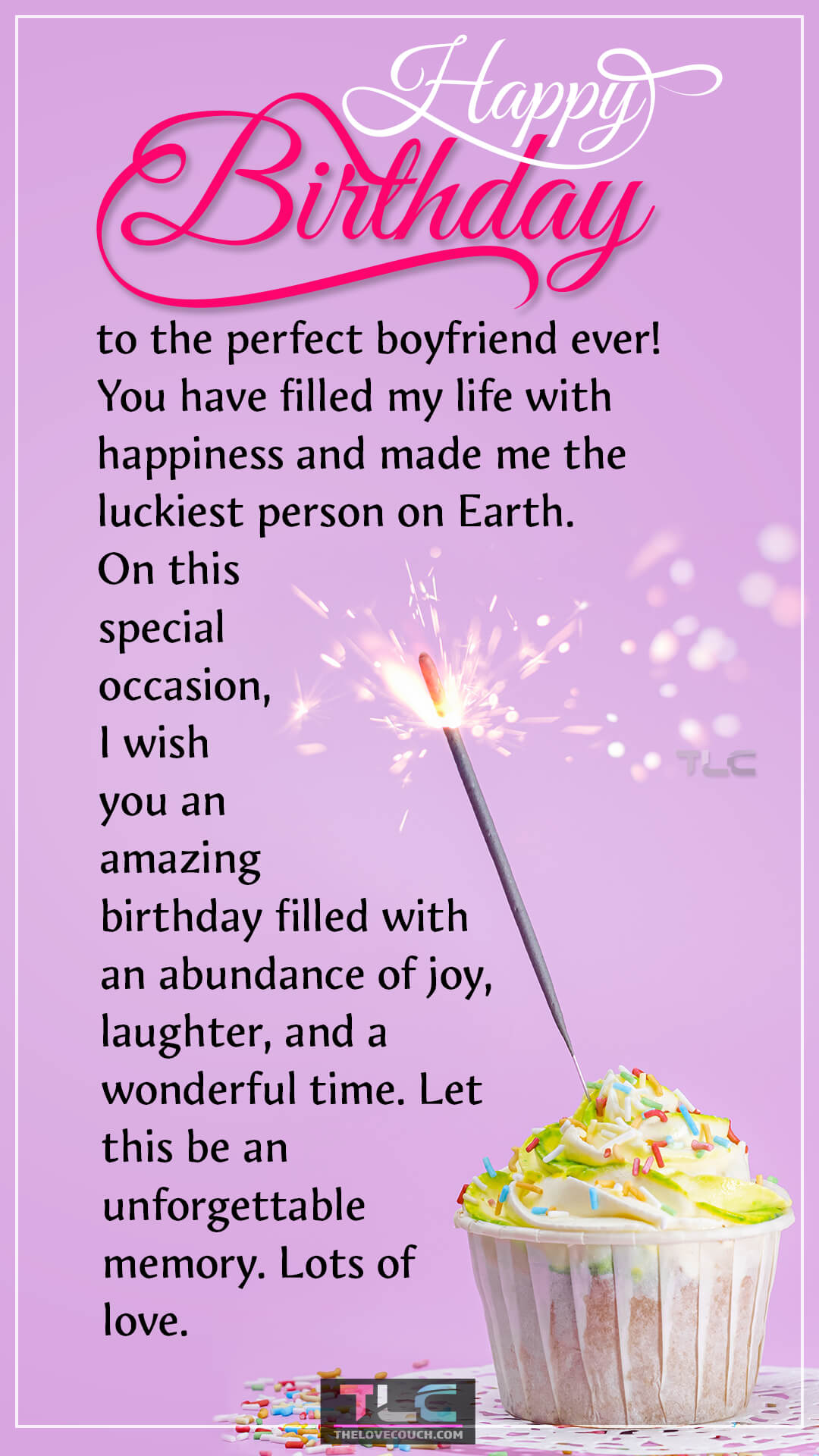 Long Birthday Wishes for Boyfriend