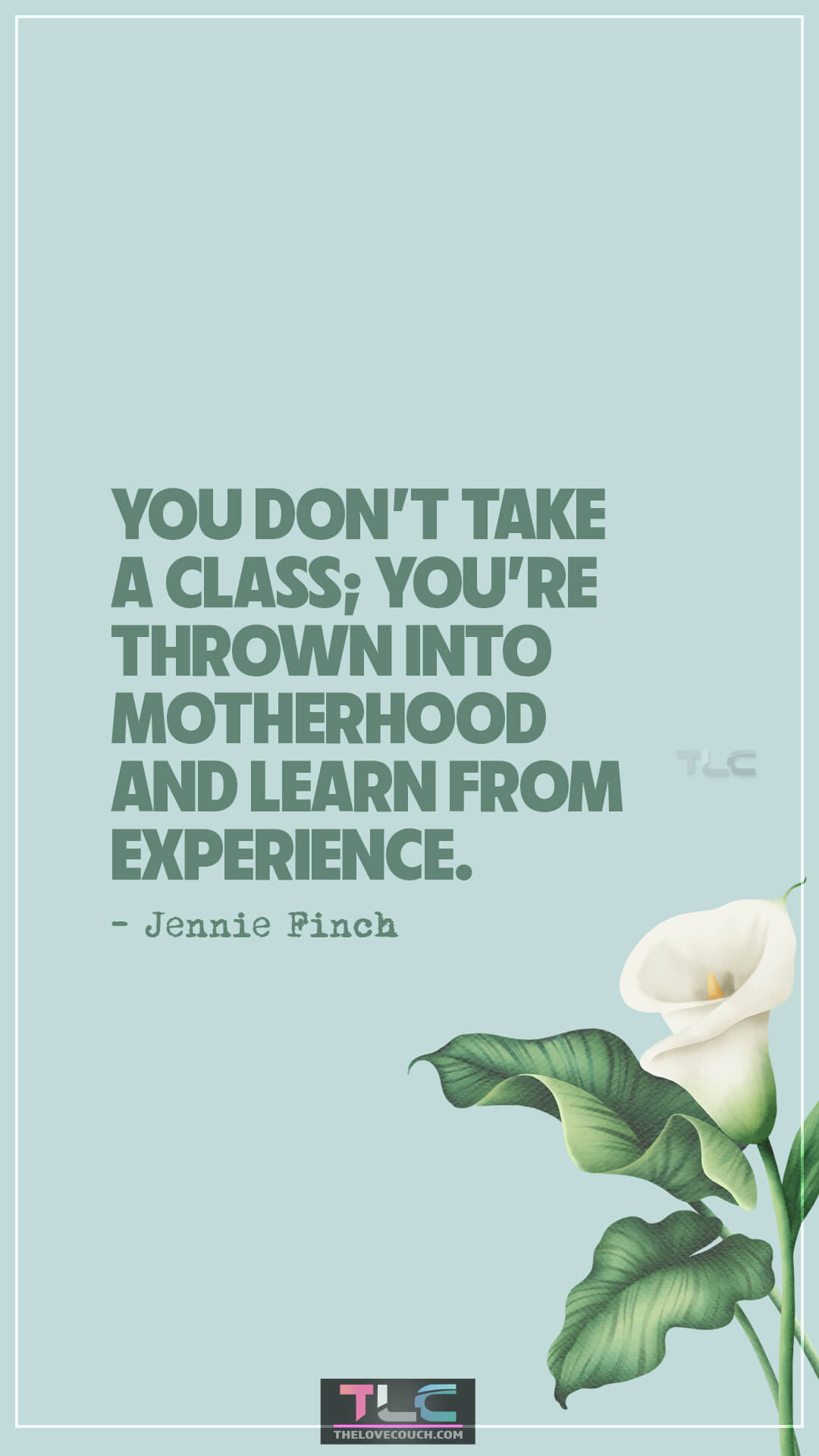 You don’t take a class; you’re thrown into motherhood and learn from experience. - Jennie Finch Quotes About Motherhood